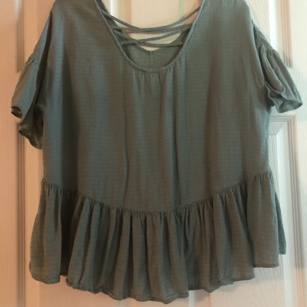 Peplum Crop Top